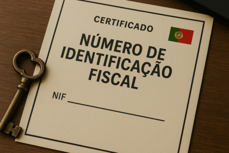 NIF (Número de Identificação Fiscal) - Documento utilizado para o registo de atividades fiscais em Portugal.