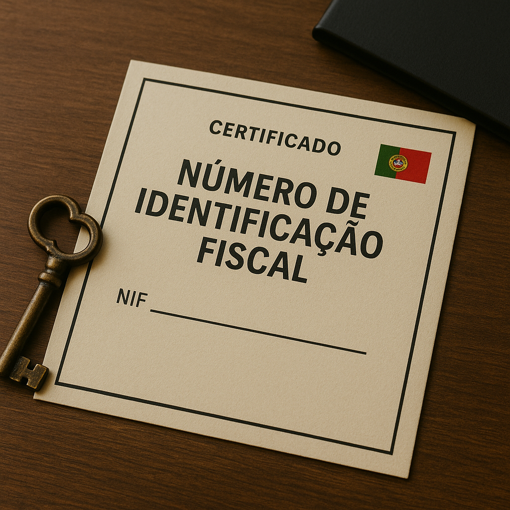 NIF (Número de Identificação Fiscal) - Documento utilizado para o registo de atividades fiscais em Portugal.